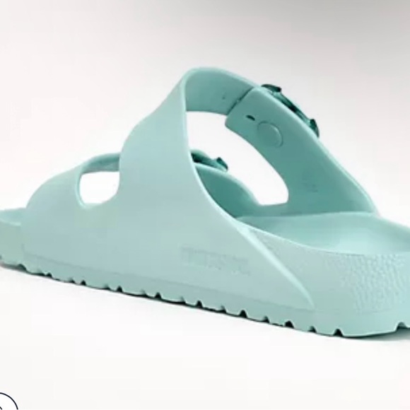 Birkenstock Arizona Stealth Buckle Sandals - Surf Green - Picture 4 of 5